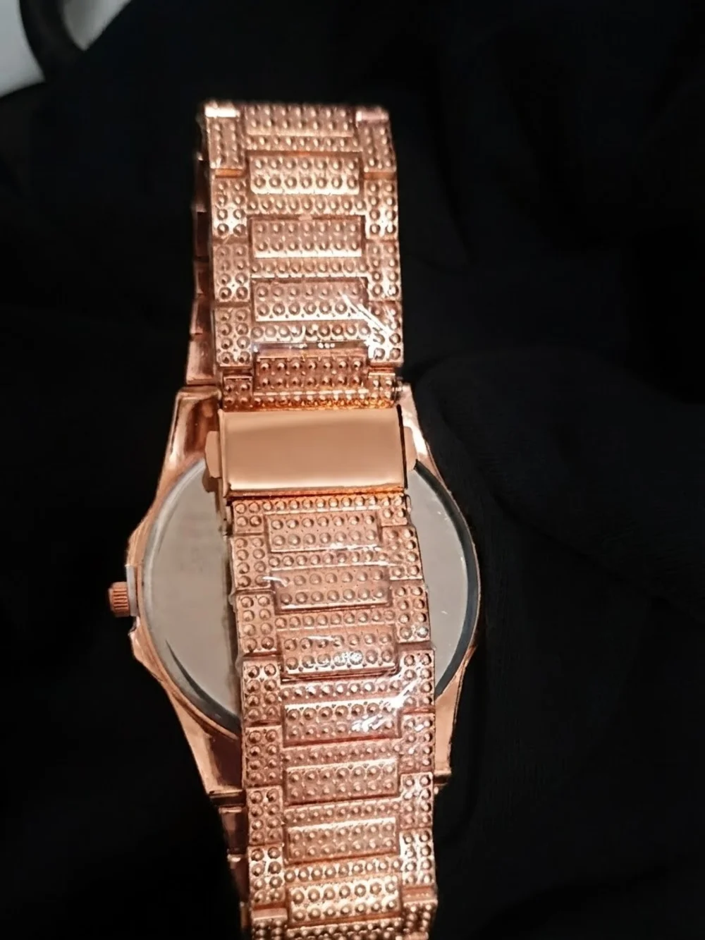 Luxury Rose Gold Pave Watch - Expensive Style NEW!